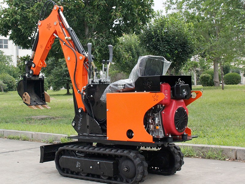 Fully hydraulic crawler mini excavator